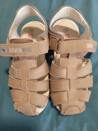 Sandalias Seven Five Beige/Marrón Talla 29