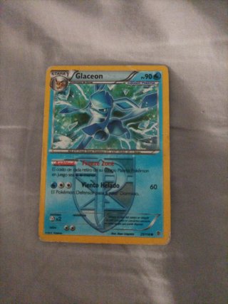 Carta Pokémon Glaceon Equipo Plasma