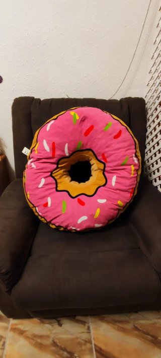 Cojín Donut Rosa