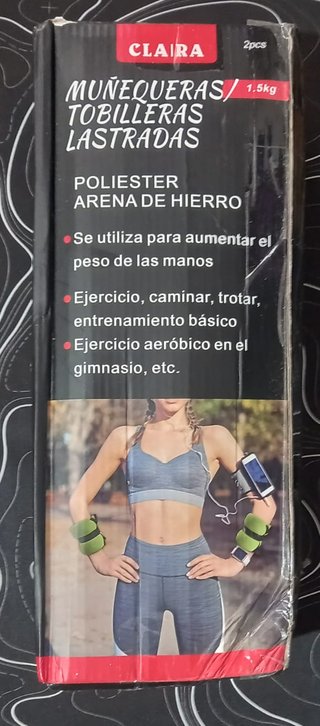 Muñequeras y Tobilleras Lastradas 1.5kg