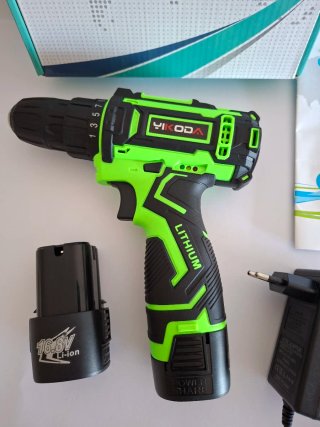 Taladro Atornillador Inalámbrico Yikoda 16.8V.