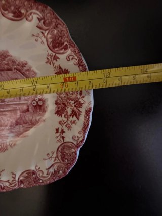 Vassoio per dolci English Country Life 32 cm di lunghezza