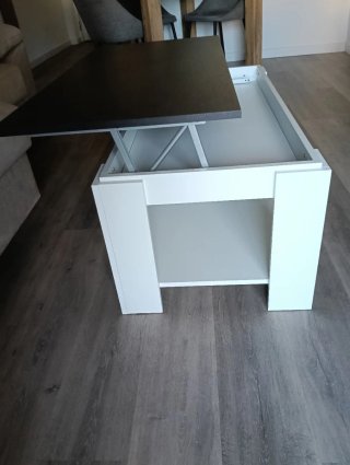 Mesa de centro elevable
