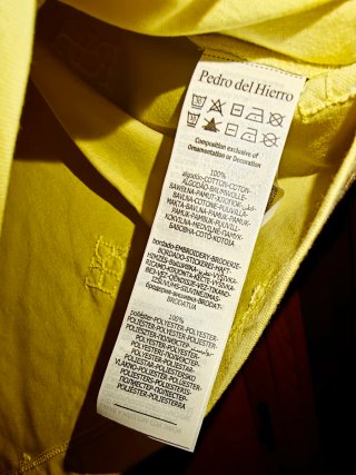 Camiseta Pedro del Hierro Amarilla Talla S