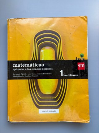 Matemáticas aplicadas a las ciencias sociales I...