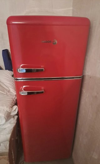 Nevera Fagor 3FFV - 1445R Roja Estilo Vintage