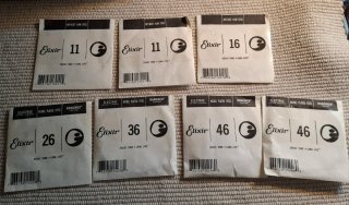 7 Cuerdas Guitarra Eléctrica Elixir 11-16-26-46