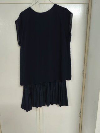 Vestido azul marino esprit