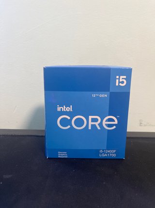 Disipador Intel i5-12400F sin usar