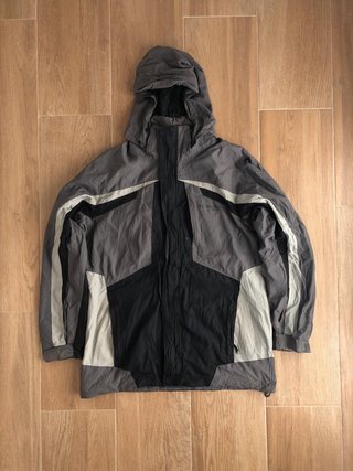 Chaqueta Columbia Gris y Negra Talla M