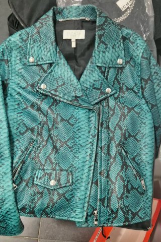 Cazadora Biker Piel Escada