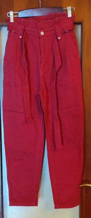 Pantalón Francomina ancho rojo