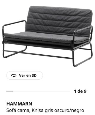Sofá cama IKEA Hammarn