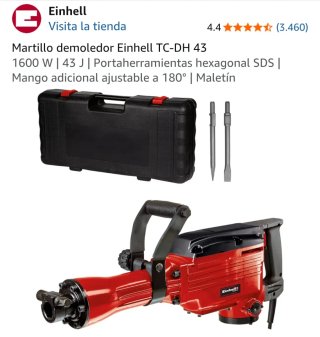 Martillo Demoledor Einhell TC-DH 43