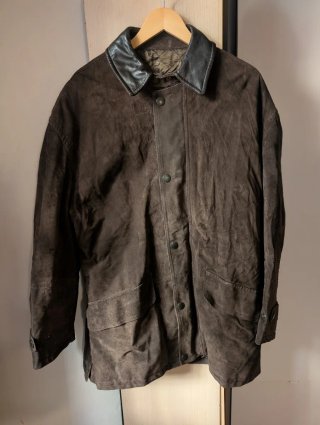 Chaqueta de Ante Marrón Cortefiel XL