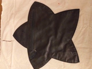 Bolso de fiesta negro con forma de estrella