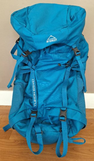 Mochila Trekking McKinley Yukon 65+10 Azul