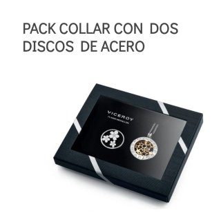 Colgante Viceroy con dos discos de acero