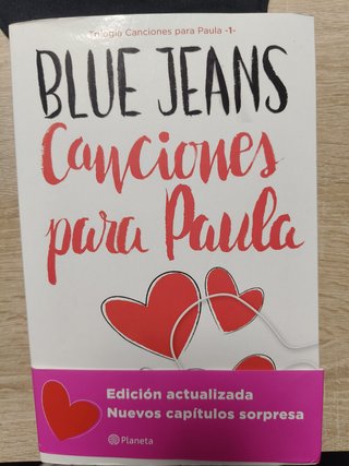 LIBRO BLUE JEANS CANCIONES PARA PAULA