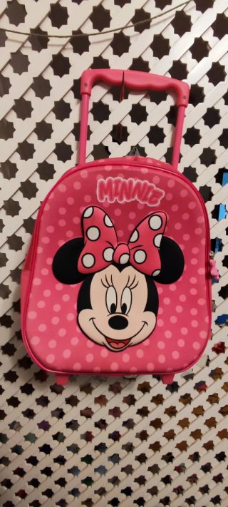 Mochila Ruedas Minnie Disney Rosa