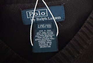 Jersey Polo Ralph Lauren Marrón Talla S
