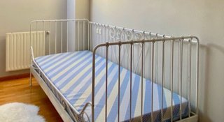 Cama 90x200 Metal Blanca