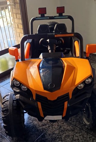 Coche Eléctrico Infantil Naranja