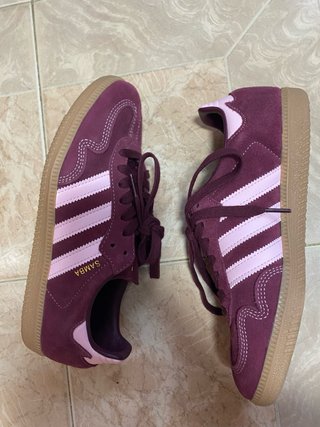 Adidas Samba Granate Terciopelo Originales NUEVAS!