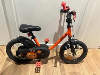 Bicicleta Infantil 14 Pulgadas Naranja