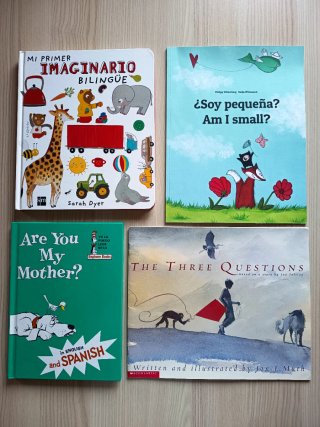 Pack 4 libros inglés infantiles