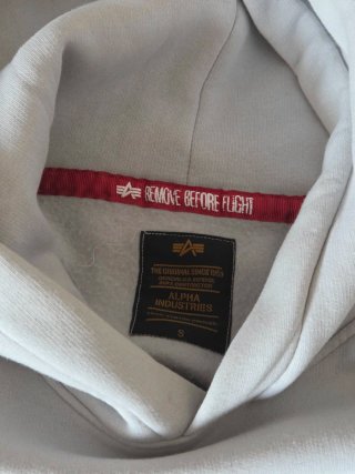 Sudadera con capucha Alpha Industries Gris