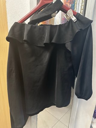 Blazer donna raso nero
