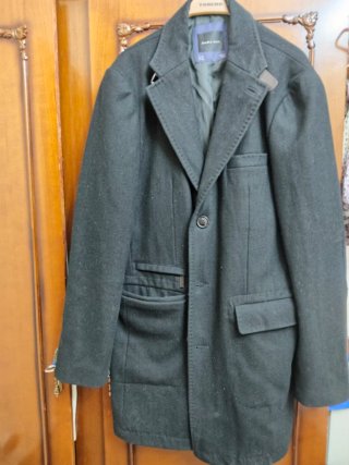 Abrigo Zara Negro Talla xl