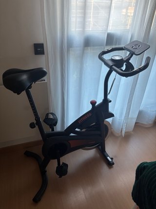 Bicicleta Estática de Spinning Negra