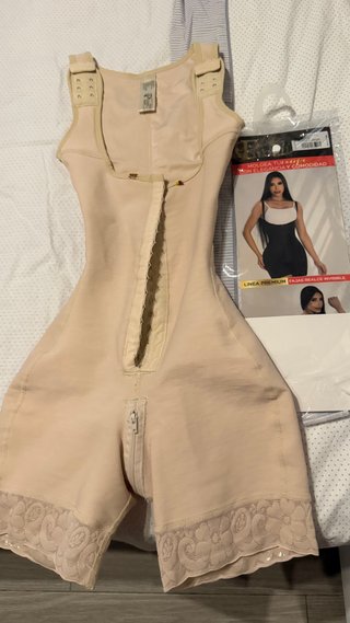 Faja Colombiana Pitbull Beige Talla XS