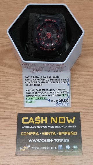 CASIO BABY-G BA-111-1AER RELOJ ANALÓGICO / DIGITAL