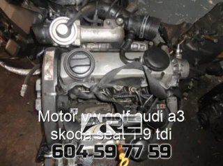 Motor completo Volkswagen Audi Skoda Seat 1.9 TDI