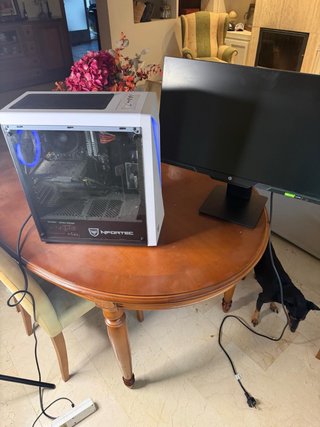 PC GAMING NFORTEC BLANCO + MONITOR HP 144 Hz