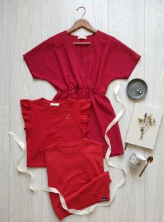 Lote de 3 prendas rojas talla XS