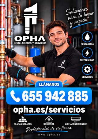 Lampista, electricista, fontanero, instalador