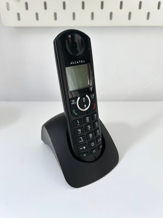 Teléfono fijo inalámbrico Alcatel F380-S negro