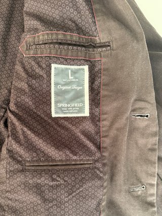 Americana Springfield Marrón Talla L