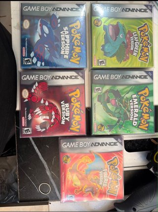 Lote 5 Juegos Pokémon Game Boy Advance (USA)
