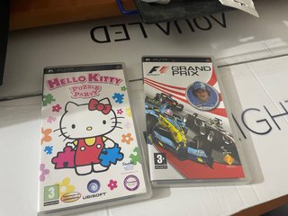 2 juegos PSP: Hello Kitty Puzzle Party + F1 GP