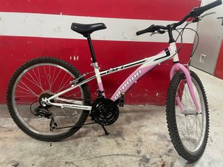 Bicicleta BH Oregon Blanca y Rosa.