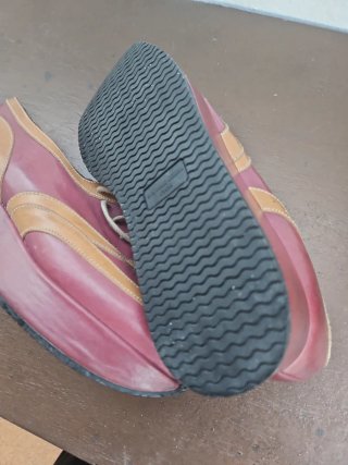 Zapatos piel,  bicolor estilo clásico