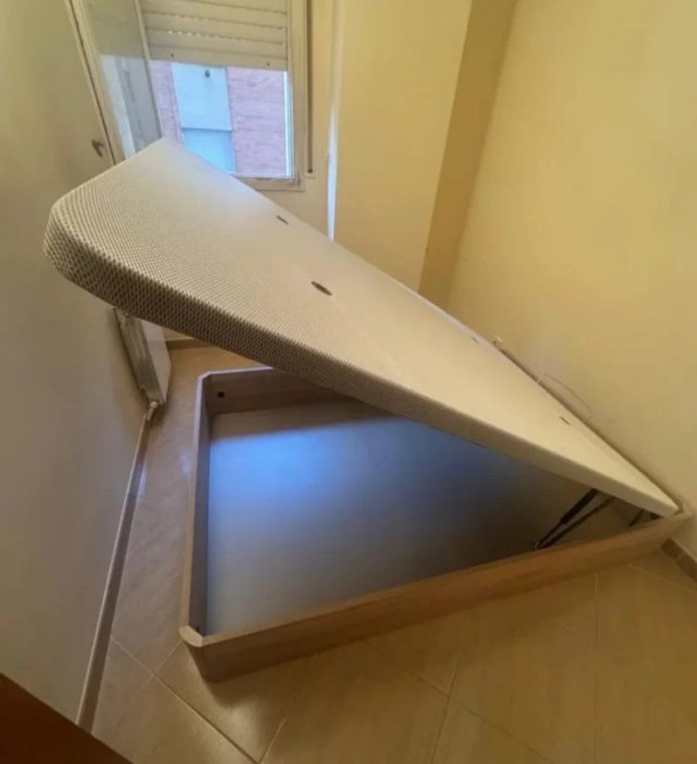 Letto a soppalco con materassi