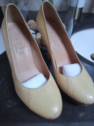 Zapatos de Piel con Plataforma Patoh