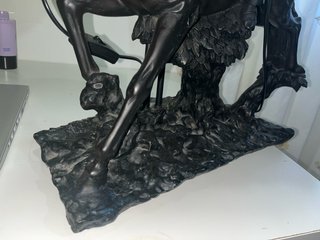 Lámpara Vintage Caballo y Mujer