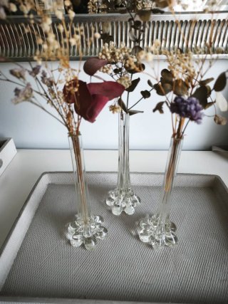 Set de 3 Jarrones Violeteros Vintage